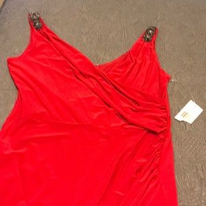 Red formal dress